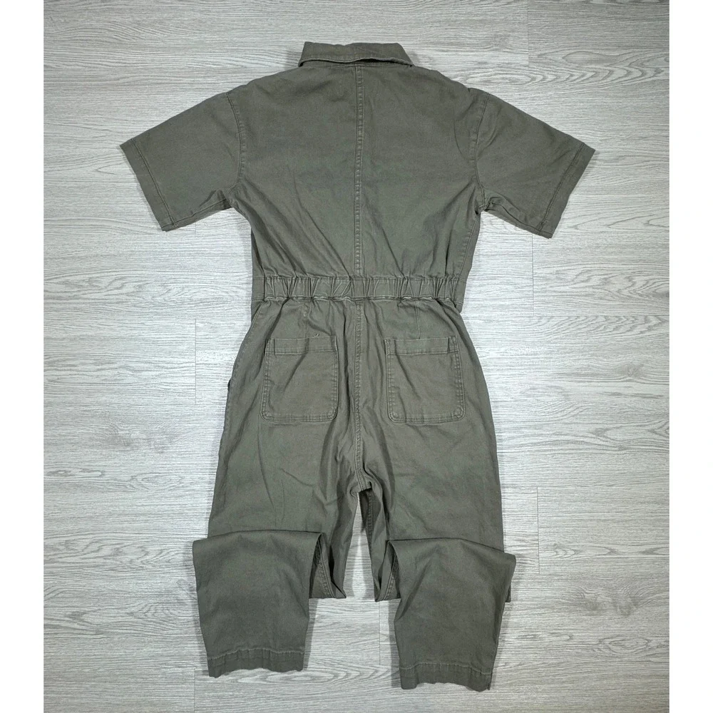 Celebrity Pink Women Jumpsuit Uniform Green Small Short Sleeve Utility Coverall - Picture 9 of 11